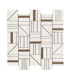 Плочки за баня Ragno Resina Bianco Mosaico Forme 40х43 - Aveceramica