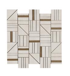 Плочки за баня Ragno Resina Grigio Mosaico Forme 40х43 - Aveceramica