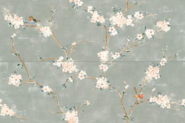 Фаянсови декорни плочки Mixed Decoro Fiore Di Pesco Verde Touch 40х120 - Aveceramica