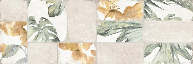Плочки за баня Roots Dec Bluwall Beige 30х90 - Aveceramica
