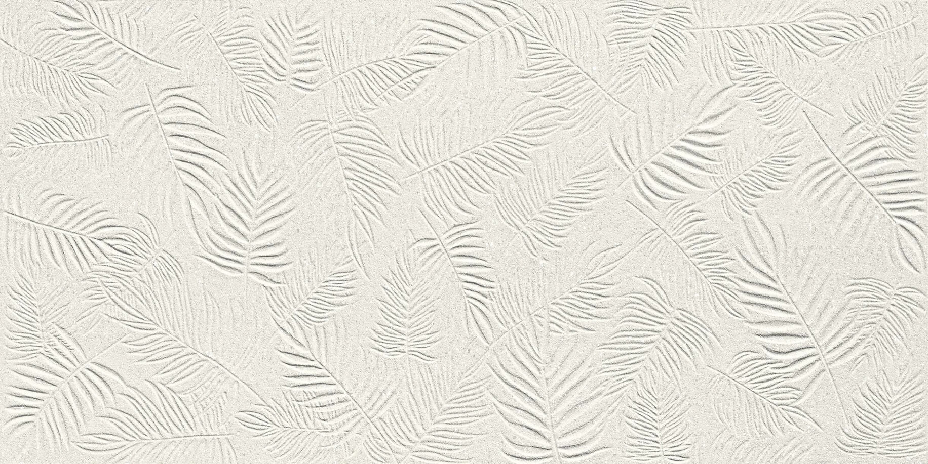 Фаянсови плочки 3D Wall Carve Leaf White 40х80 - Aveceramica