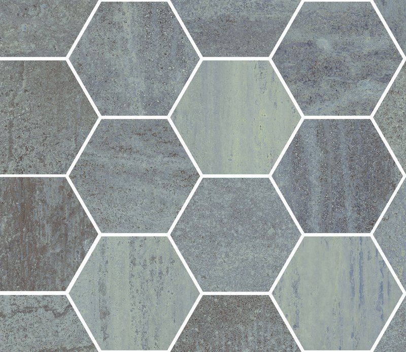 Гранитогрес Mosaico Dripart Maxi Class Verdigris 30х34,5 - Aveceramica