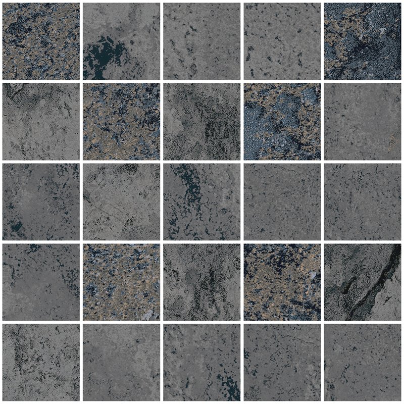 Гранитогрес Mosaico Metastone Night 30х30 - Aveceramica