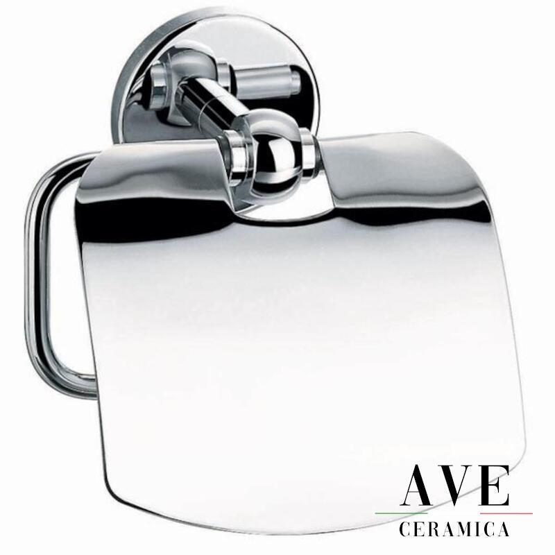 Държач за тоалетна хартия с капак Apolo - AVE Ceramica
