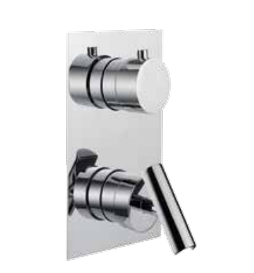Комплект външно и вътрешно тяло за вграден душ D-LIGHT Fleхdoccia - AVE Ceramica