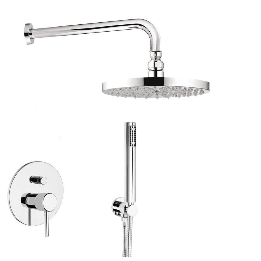 Shop - Душ система за вграждане Giulini Compositions Chrome - AVE Ceramica