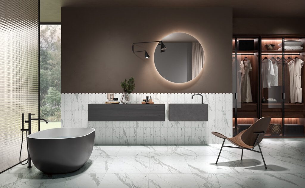 Гранитогрес за тераса - Серия Marble Velvet – Statuario - AVE Ceramica