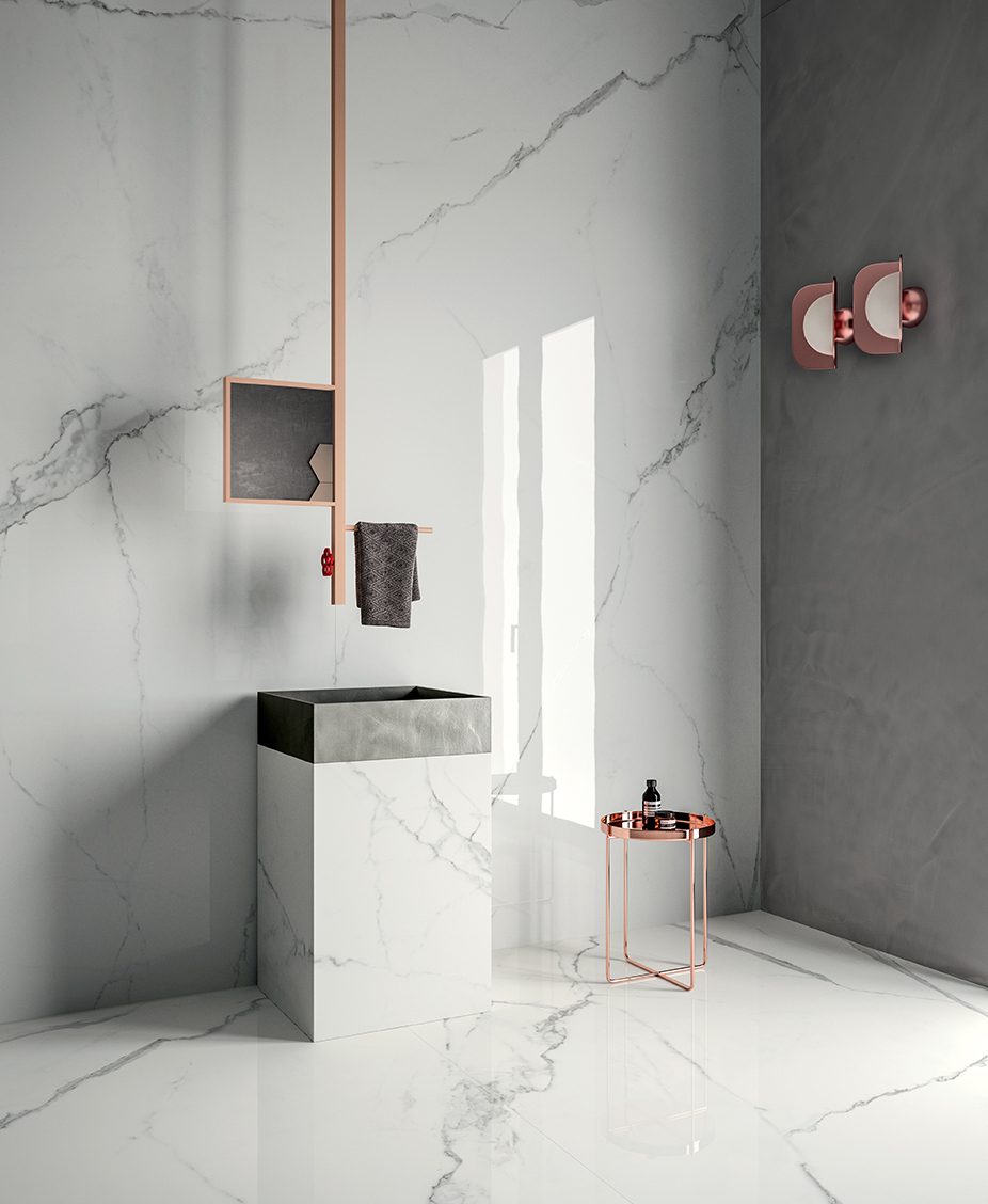 Серия Calacatta White - Широкоформатен гранитогрес -  AVE Ceramica
