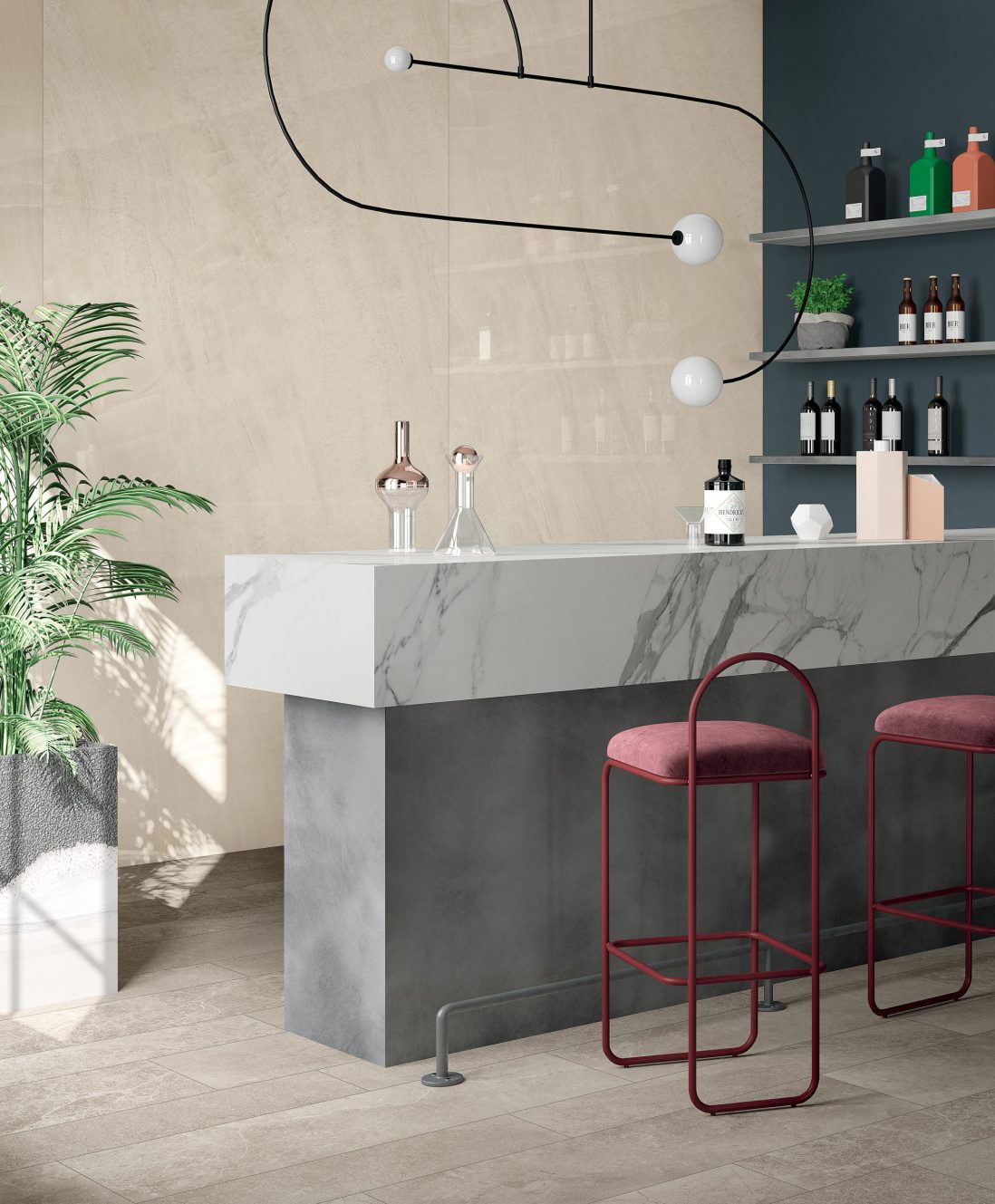 Серия Onice White - Гранитогрес за тераса -  AVE Ceramica
