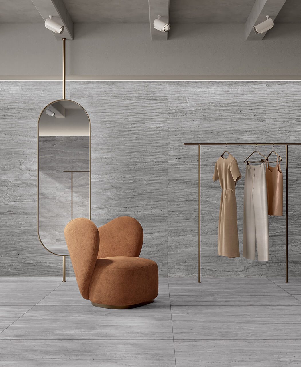 Серия Royal Travertino - Гранитогрес за тераса -  AVE Ceramica