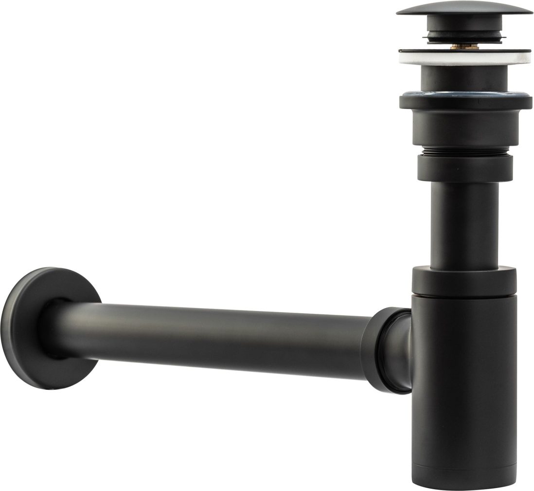 Комплект декоративен овален сифон за мивка с click – clack - Outlet -  AVE Ceramica