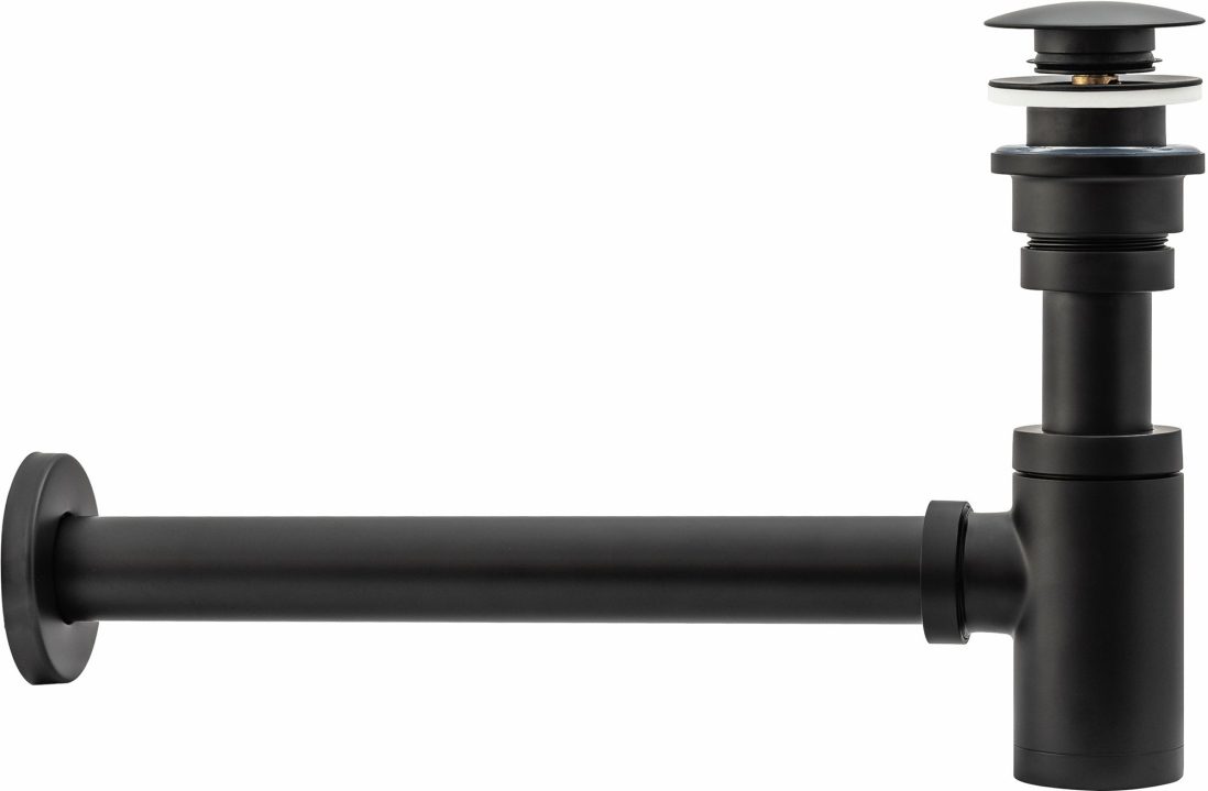 Комплект декоративен овален сифон за мивка с click – clack - Outlet -  AVE Ceramica