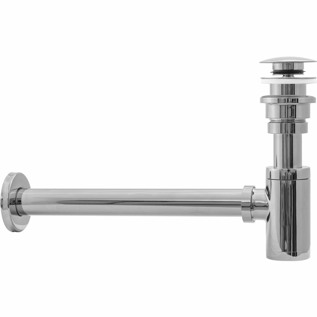 Комплект декоративен овален сифон за мивка с click – clack - Outlet -  AVE Ceramica