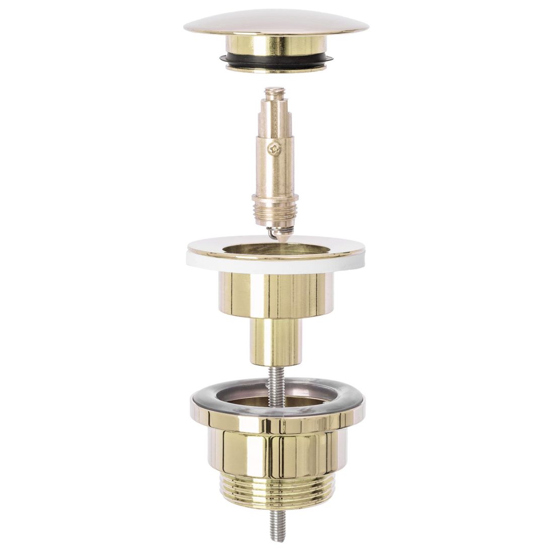Комплект декоративен овален сифон за мивка с click – clack - Outlet -  AVE Ceramica