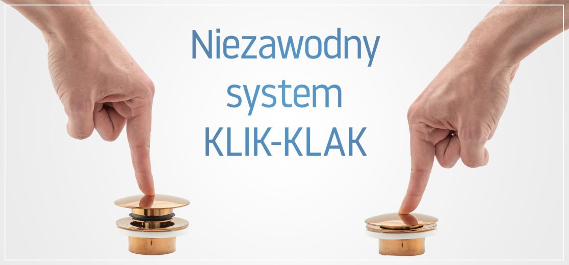 Комплект декоративен овален сифон за мивка с click – clack - AVE Ceramica