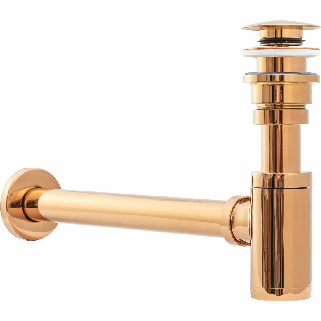 Комплект декоративен овален сифон за мивка с click – clack - Outlet -  AVE Ceramica