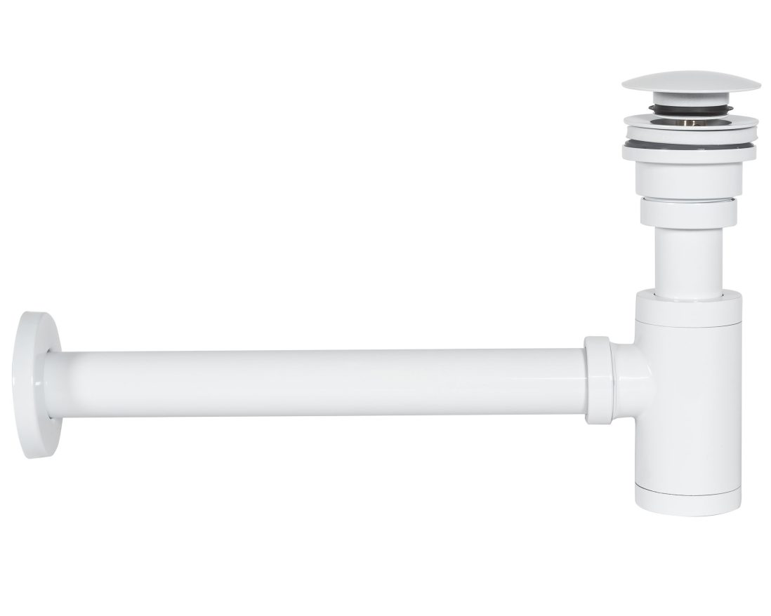 Комплект декоративен овален сифон за мивка с click – clack - Outlet -  AVE Ceramica