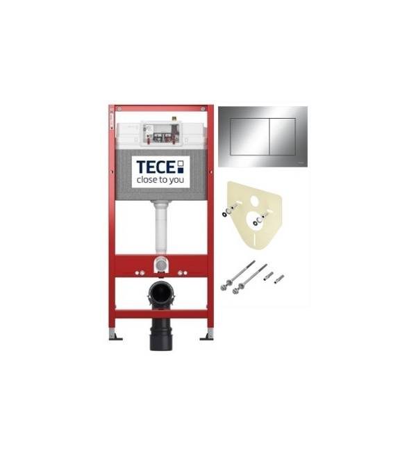 Kомплект структура за вграждане – TECE Германия – с бутон NOW Лъскав хром - AVE Ceramica
