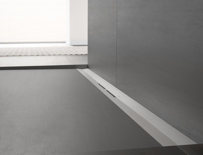 Shop - Решетка за линеен сифон модел DRAINPROFILE – сатинирана стомана - AVE Ceramica