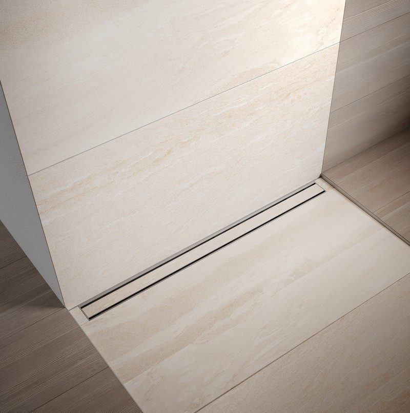 Линейни сифони - Комплект за линеен сифон модел LINUS TILE –  комплект канал с решетка и сифон - AVE Ceramica