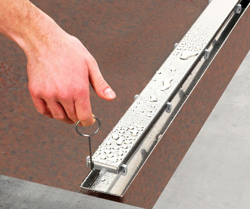 Комплект за линеен сифон модел LINUS TILE –  комплект канал с решетка и сифон - Линейни сифони -  AVE Ceramica