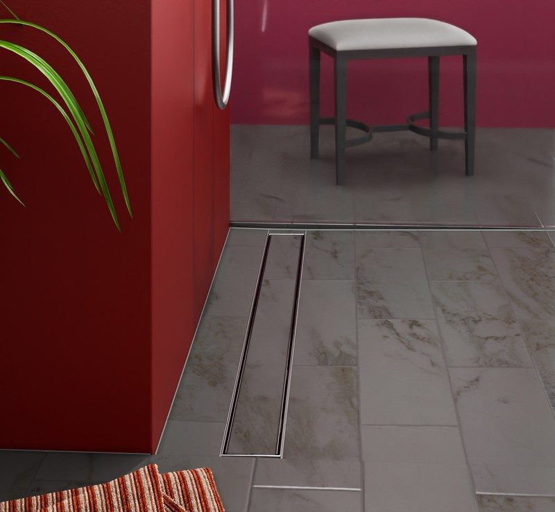Комплект за линеен сифон модел LINUS TILE –  комплект канал с решетка и сифон - Линейни сифони -  AVE Ceramica