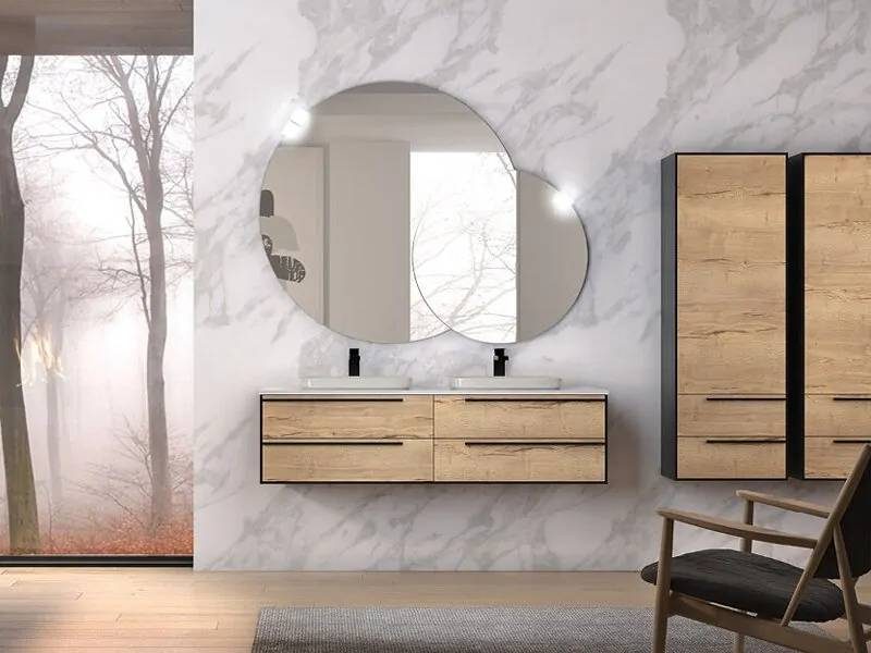 Кръгло огледало за баня 150см - AVE Ceramica