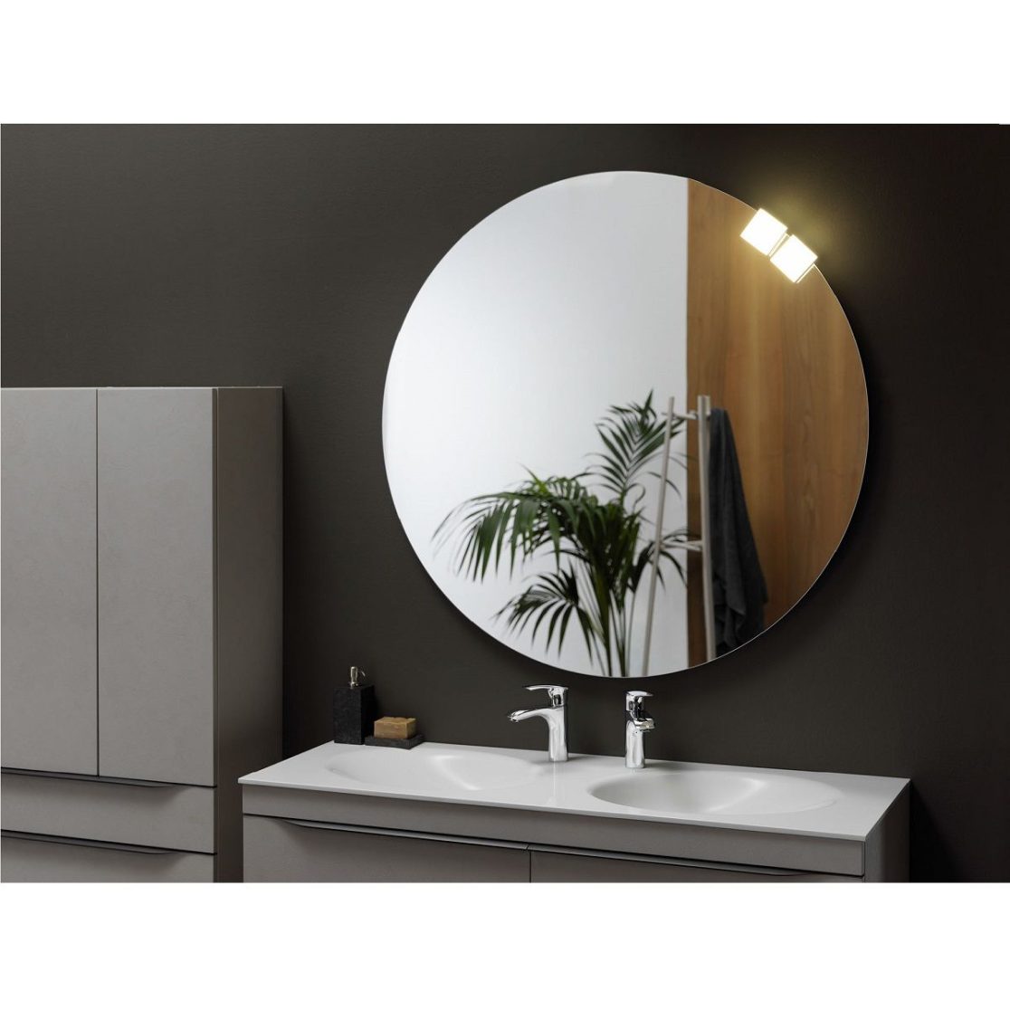 Кръгло огледало за баня OG 0 100 -LED, IR, DIM - AVE Ceramica