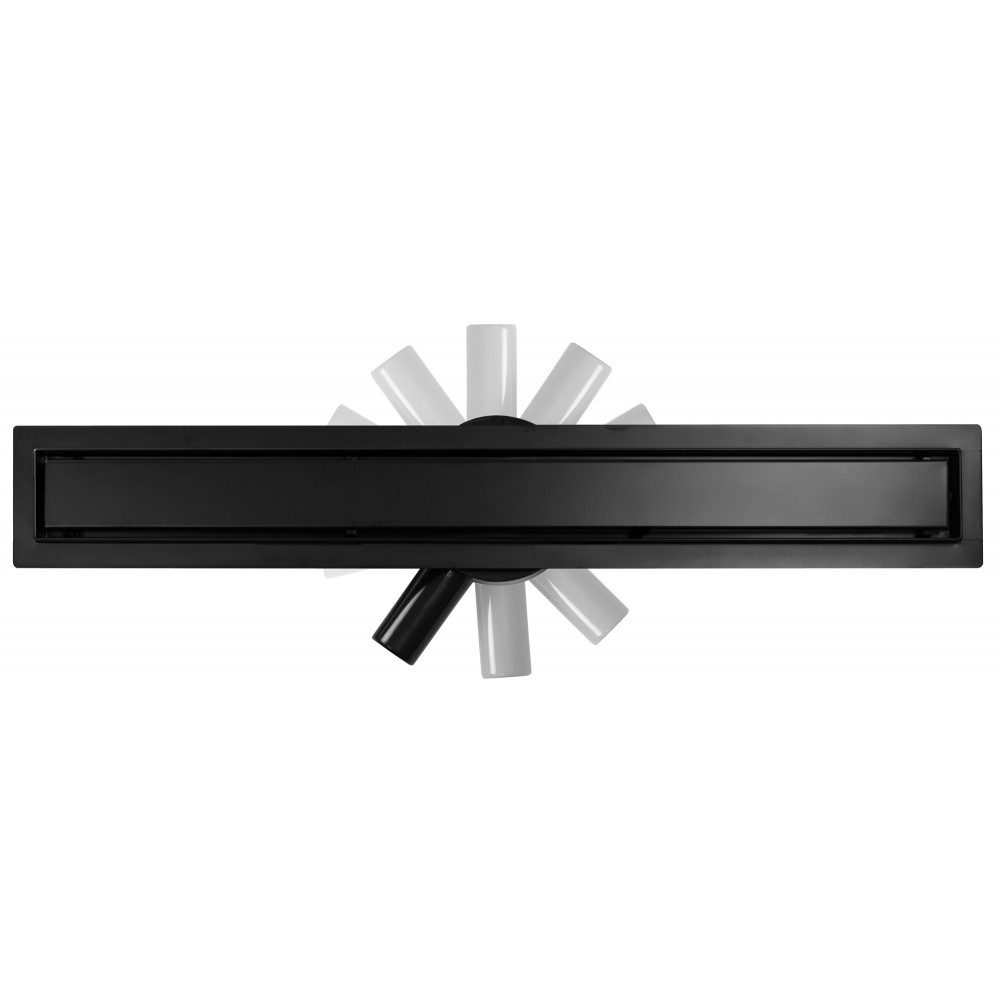 Линеен сифон за баня Eco Pro Black - Outlet -  AVE Ceramica