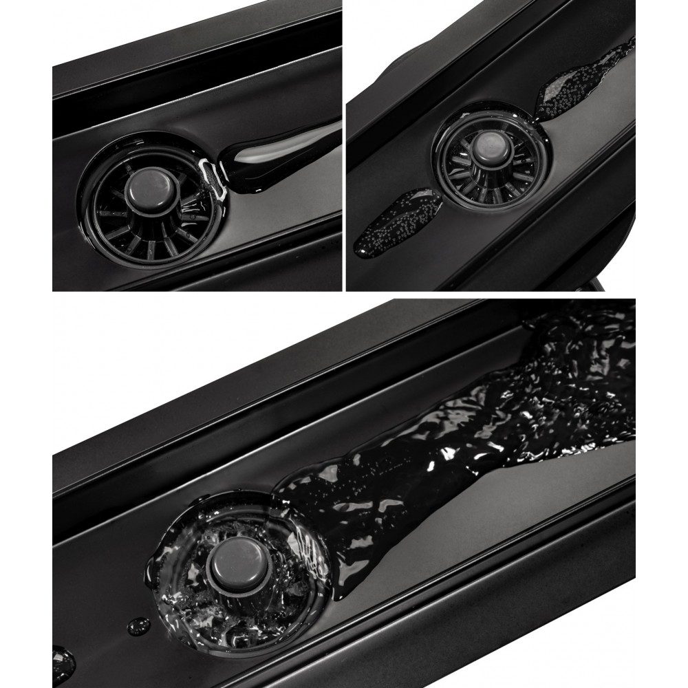 Линеен сифон за баня Eco Pro Black - AVE Ceramica