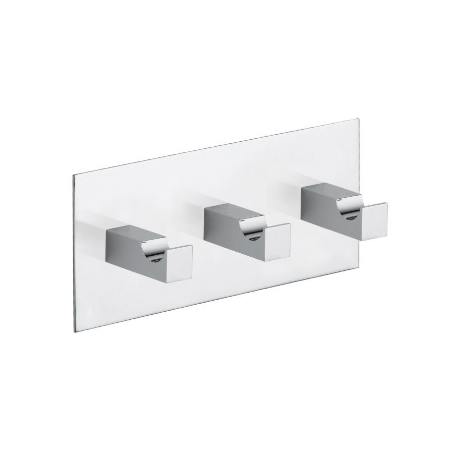 Shop - Mесингова кука за кърпи с 3 позиции 3330 - AVE Ceramica