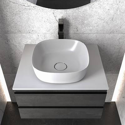 Мивка за баня серия Aleхis LUX 380 - Санитарен фаянс - AVE Ceramica