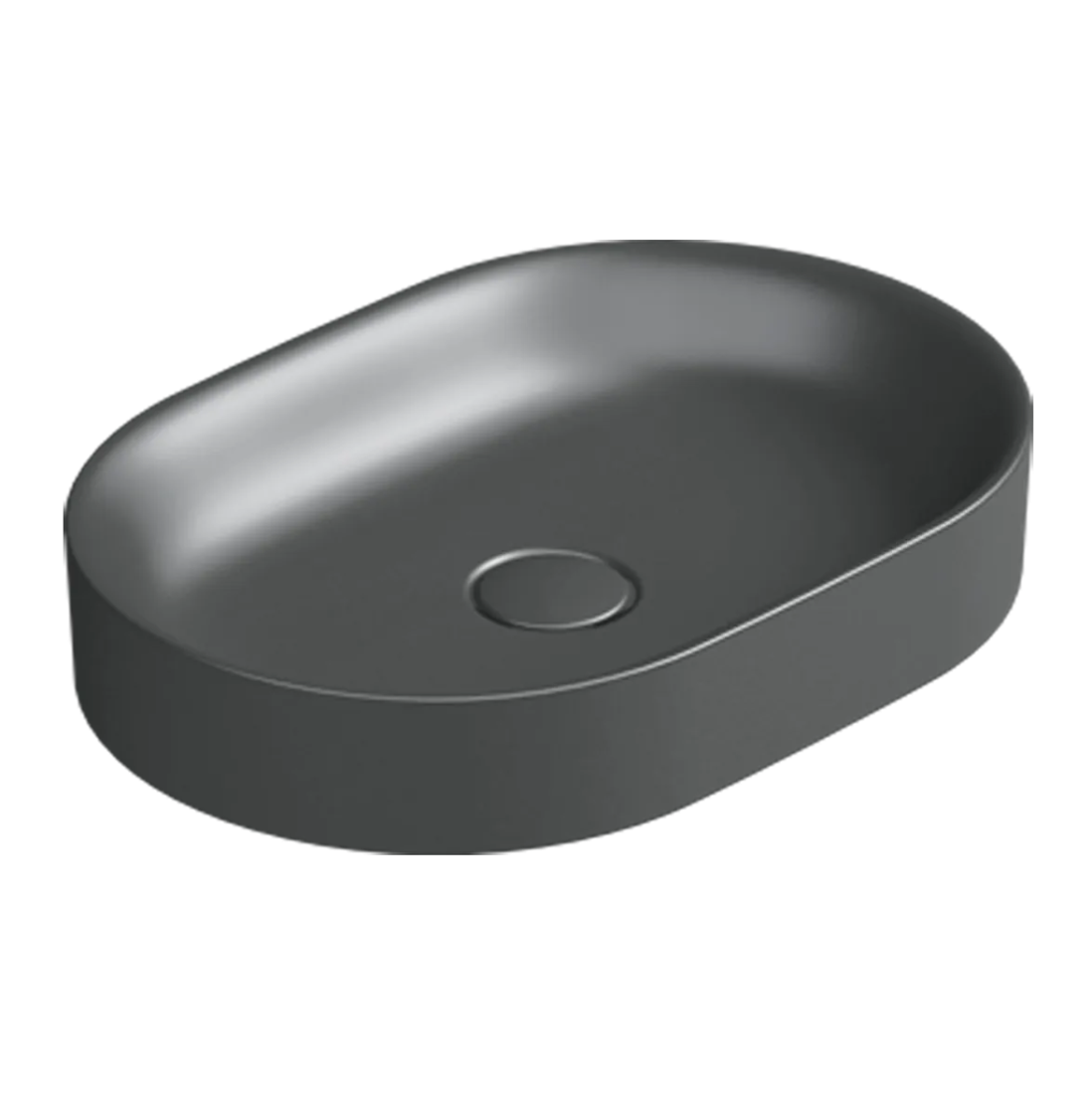 Санитарен фаянс - Мивка за плот Horizon Nero Mat 50х35см - AVE Ceramica