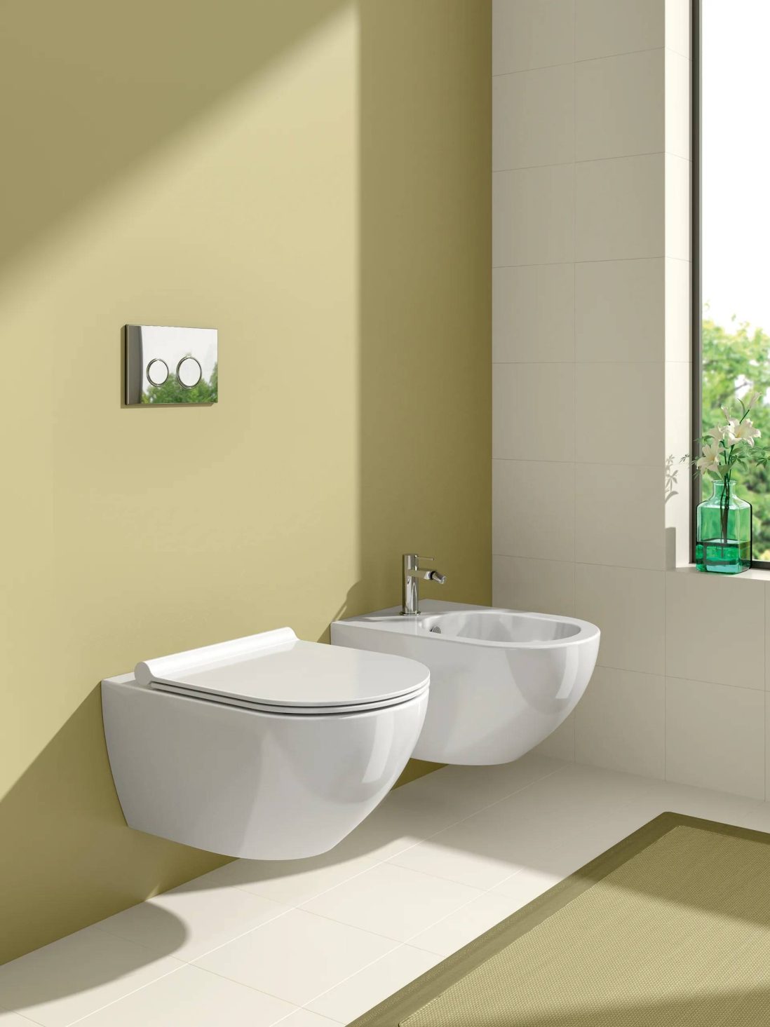 Окачена тоалетна чиния Sfera Newflush - Окачени тоалетни чинии -  AVE Ceramica