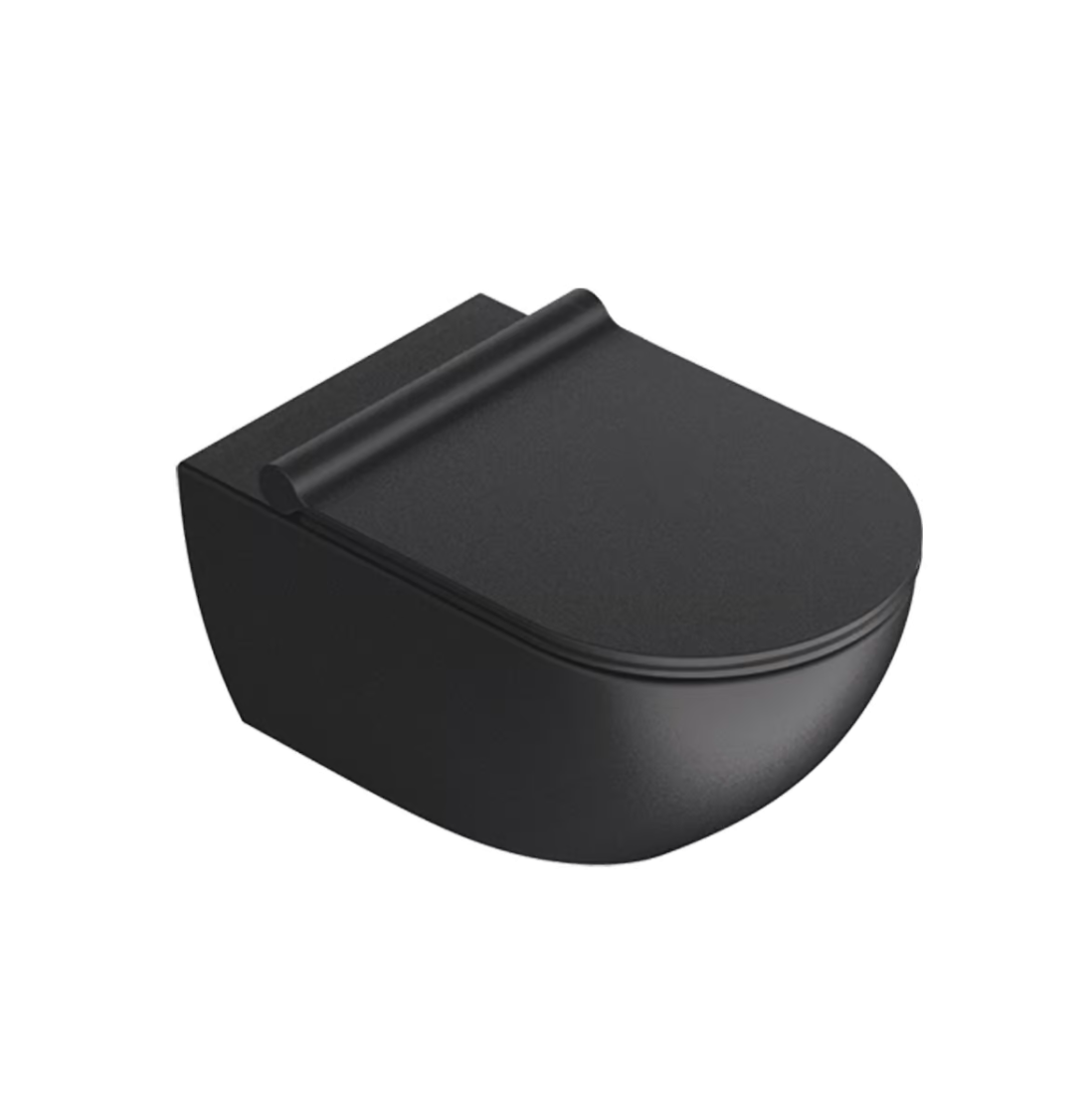 Окачени тоалетни чинии - Окачена тоалетна чиния Sfera Newflush Satin black - AVE Ceramica