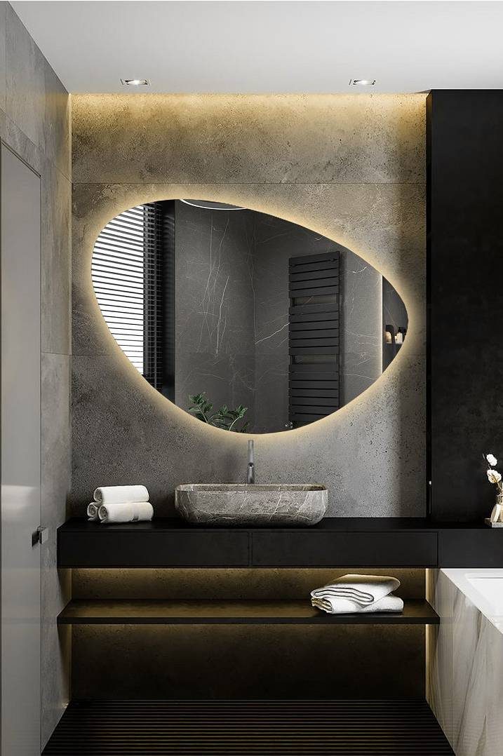 Oгледало за баня с LED осветление AMBER - AVE Ceramica