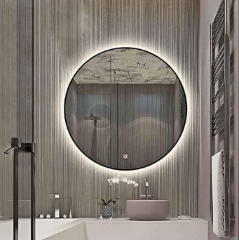 Кръгло огледало за баня с вградено Led осветление Soho f70 - AVE Ceramica