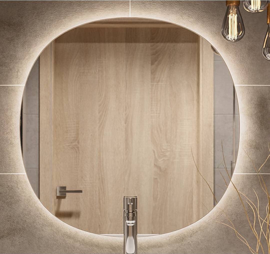 Oгледало за баня с LED осветление SOUL - AVE Ceramica