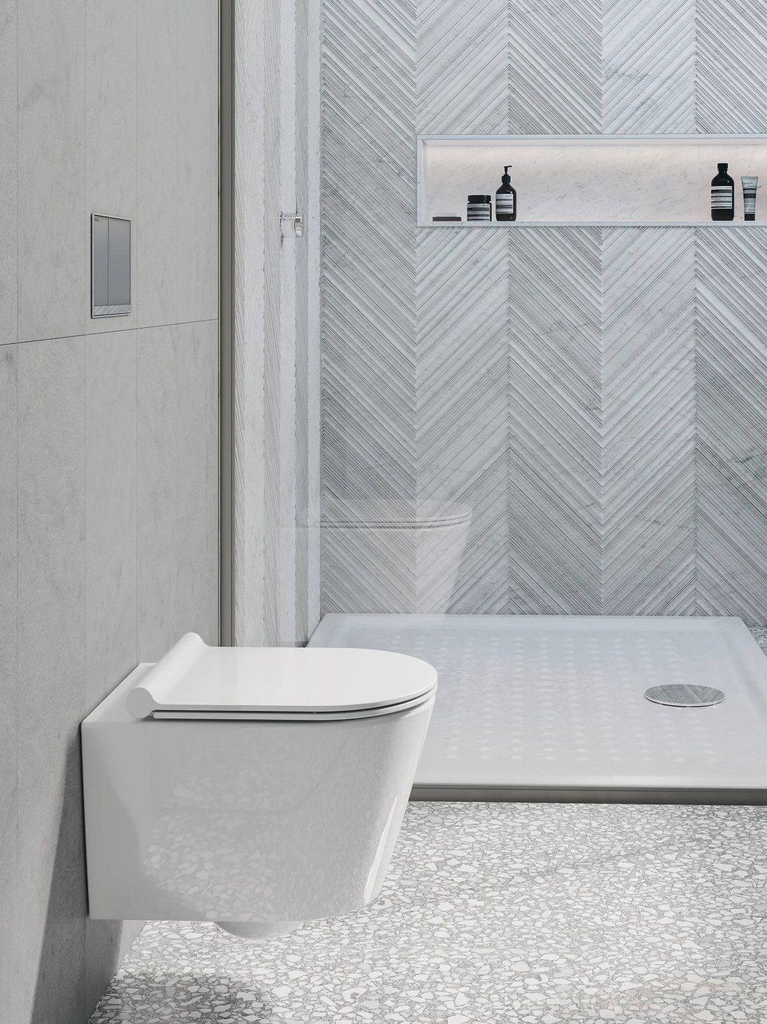 Окачени тоалетни чинии - Окачена тоалетна чиния Zero Newflush - AVE Ceramica
