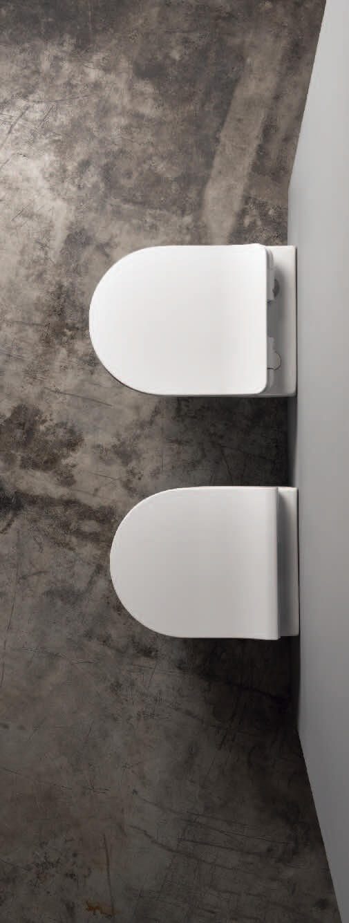Окачена тоалетна чиния AхA Glomp Wall-hung mini 46х37 cm - Окачени тоалетни чинии -  AVE Ceramica