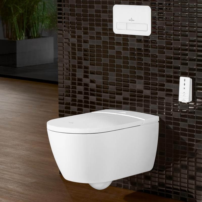 Окачена тоалетна чиния Villeroy & Boch ViClean I100 с биде и седалка - Окачени тоалетни чинии -  AVE Ceramica