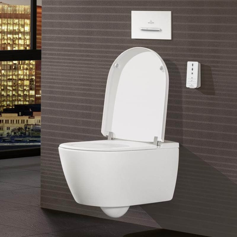 Окачена тоалетна чиния Villeroy & Boch ViClean I100 с биде и седалка - Окачени тоалетни чинии -  AVE Ceramica