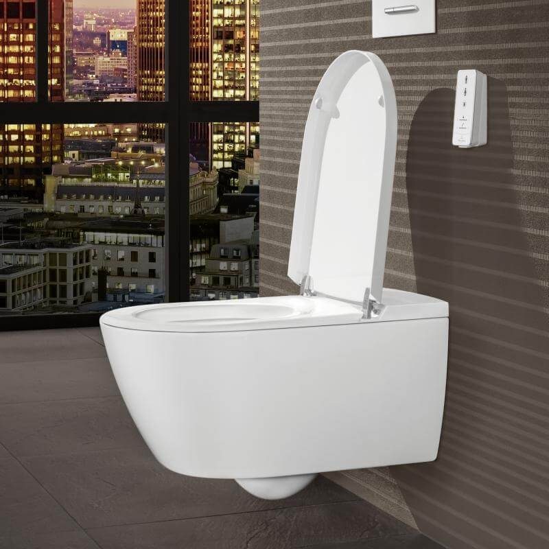 Окачена тоалетна чиния Villeroy & Boch ViClean I100 с биде и седалка - Окачени тоалетни чинии -  AVE Ceramica
