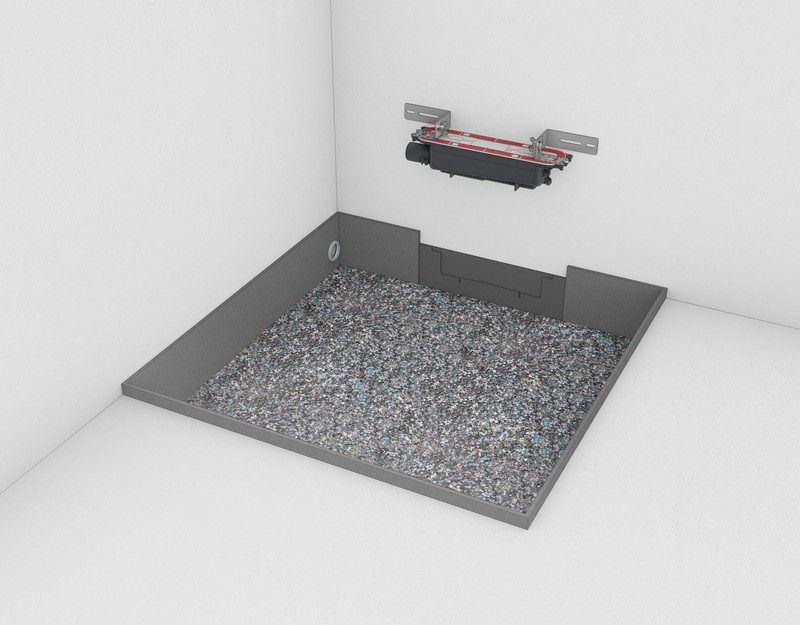 Отводнително тяло за TECEdrainprofile с маншет за връзка с хидроизолацията и воден затвор – капацитет 0,8л/с - Линейни сифони - AVE Ceramica