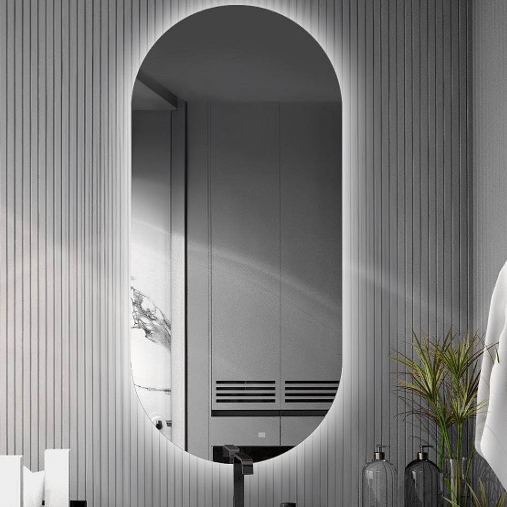 Овално огледало с LED осветление Sense 60х120 - AVE Ceramica
