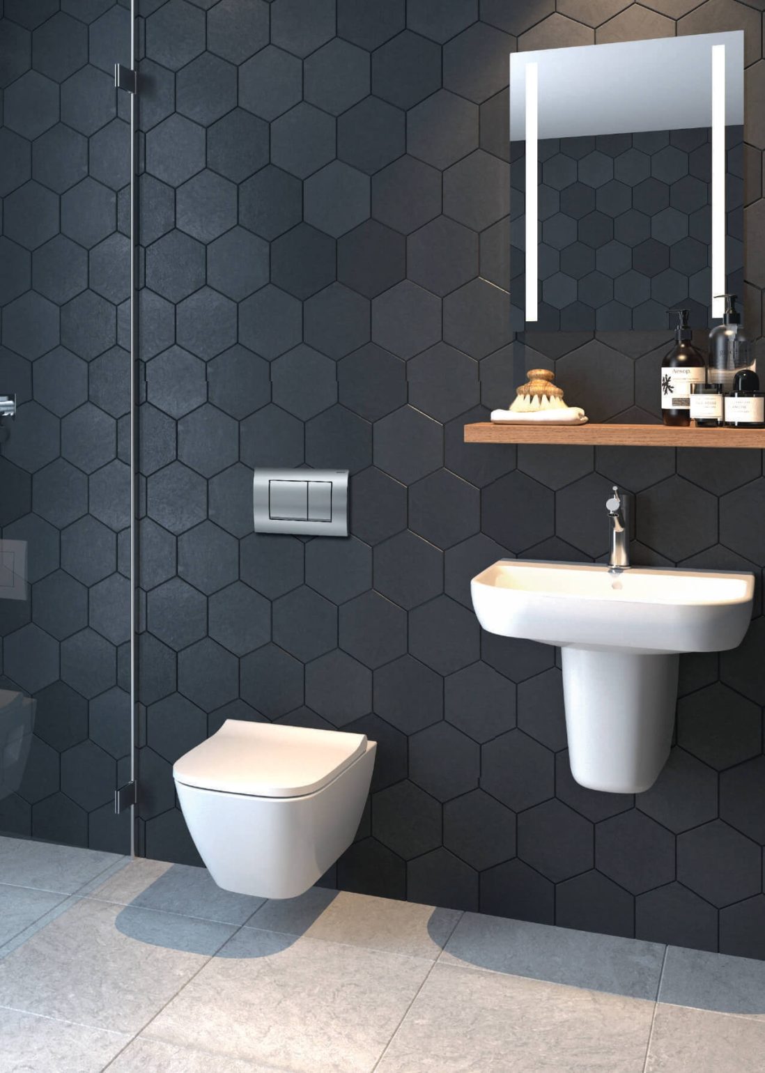 Промо пакет Duofix Delta с окачена тоалетна чиния Smyle с активатор Geberit Delta30 - Промоции - AVE Ceramica