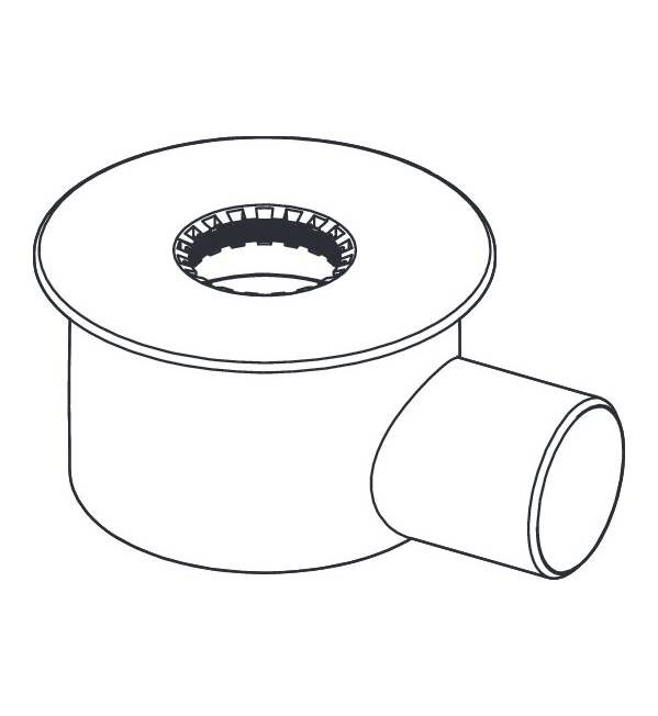 TECEdrainline сифон “max”, DN 70 страничен сифон - Линейни сифони -  AVE Ceramica