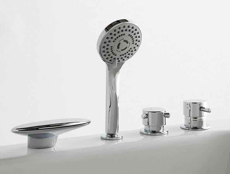 Едноръкохватков смесител с душ лост за облицовани вани Waterfall - Смесители -  AVE Ceramica