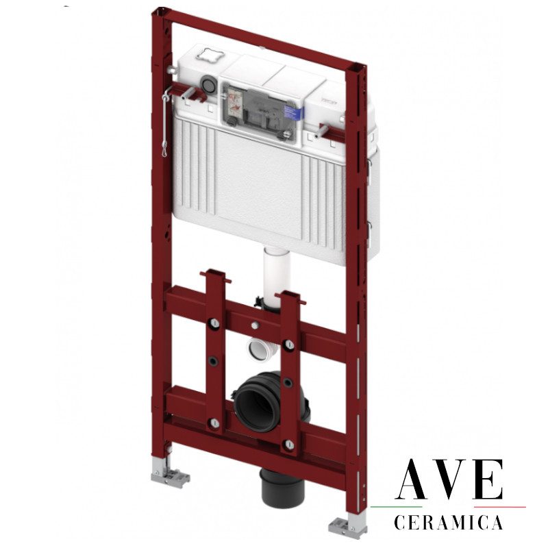 Структура за вграждане и панел TECE LUх White glass - Структури за тоалетни -  AVE Ceramica