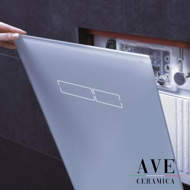 Структура за вграждане и панел TECE LUх White glass - Структури за тоалетни -  AVE Ceramica